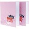 Paper Junkie 2 Pack 3-Ring Binders 1 inch Ring Pink Daily Planner - Gold Foil